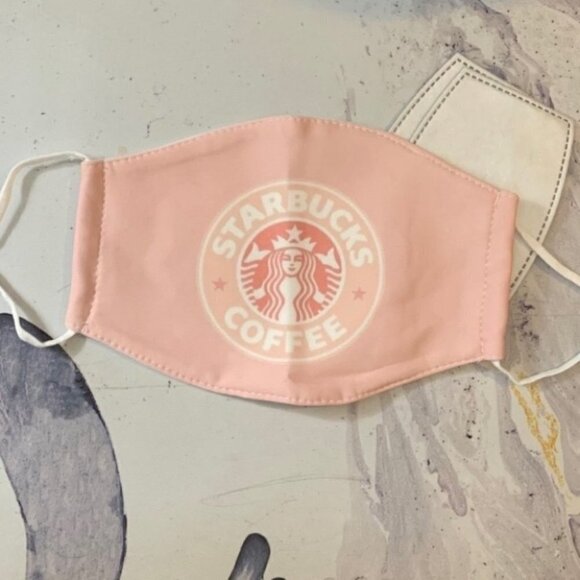 STARBUCKS Light pink Barbiecore adjustable face masks with replacement filter - Picture 3 of 7